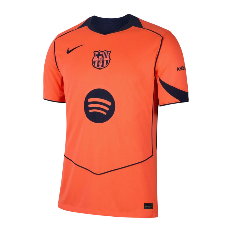 Camisa Barcelona III 25/26 - Torcedor Nike Masculina - Laranja