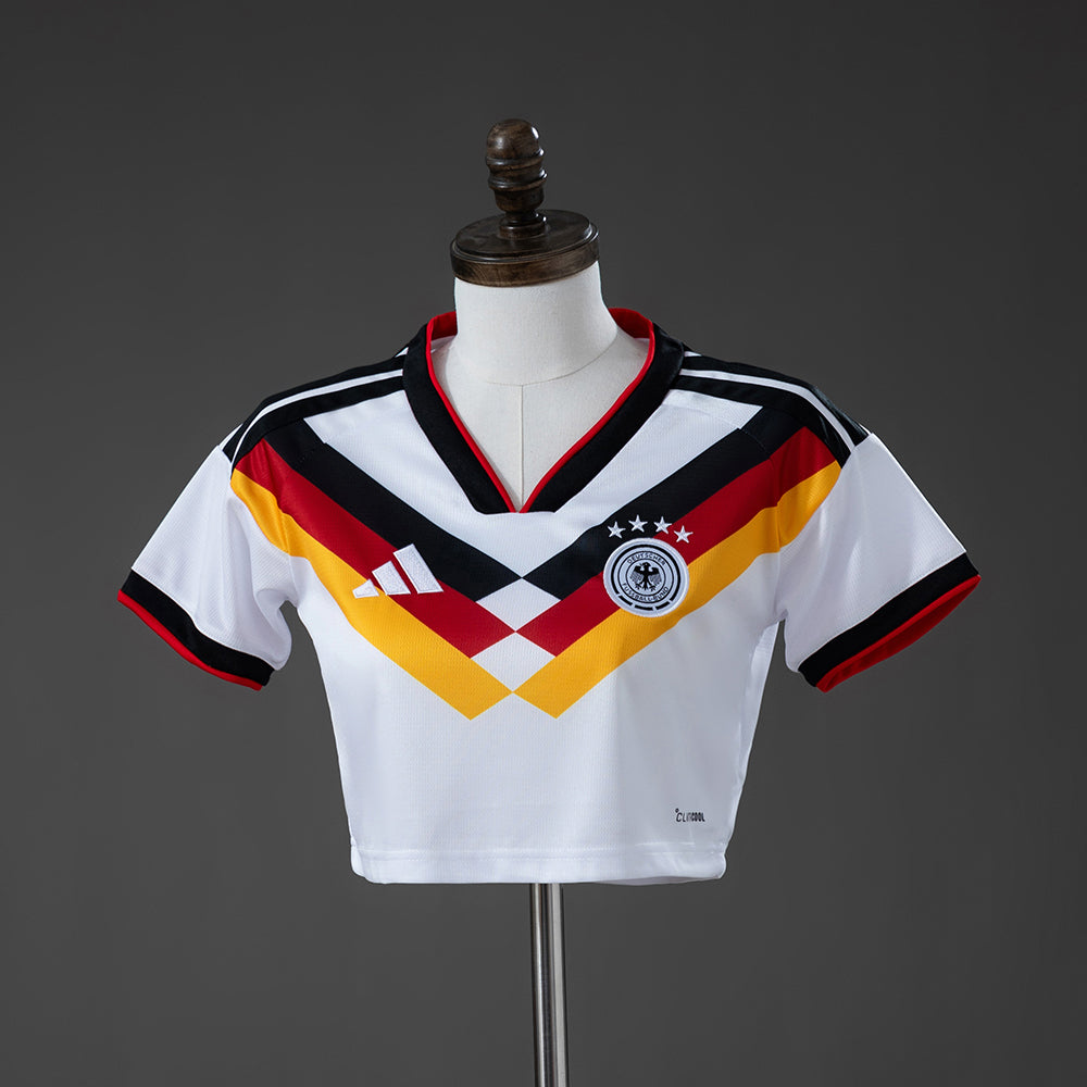 Cropped Alemanha Home 26/27 - Torcedor Adidas Feminina - Tricolor