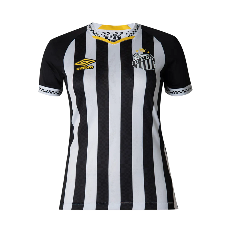 Camisa Santos II 25/26 - Torcedor Umbro Feminina - Listrada