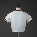 Cropped Espanha Home 26/27 - Torcedor Adidas Feminina - Branco e bordô