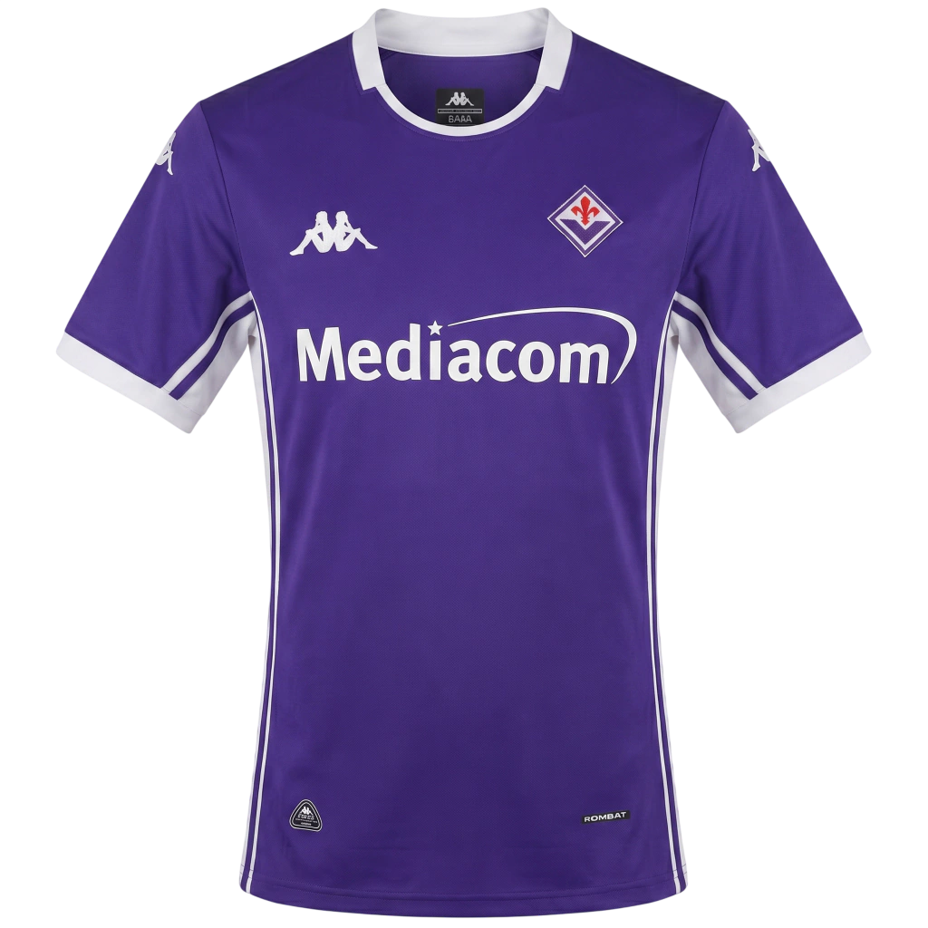 Camisa Fiorentina Home 25/26 - Torcedor Kappa Masculina - Roxa