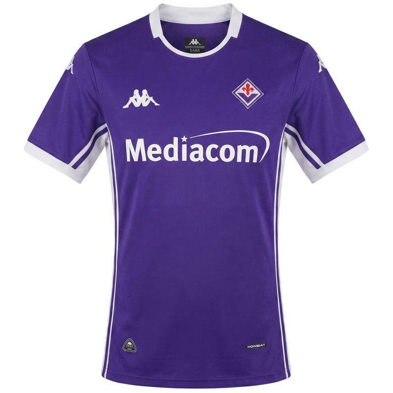 Camisa Fiorentina Home 25/26 - Torcedor Kappa Masculina - Roxa