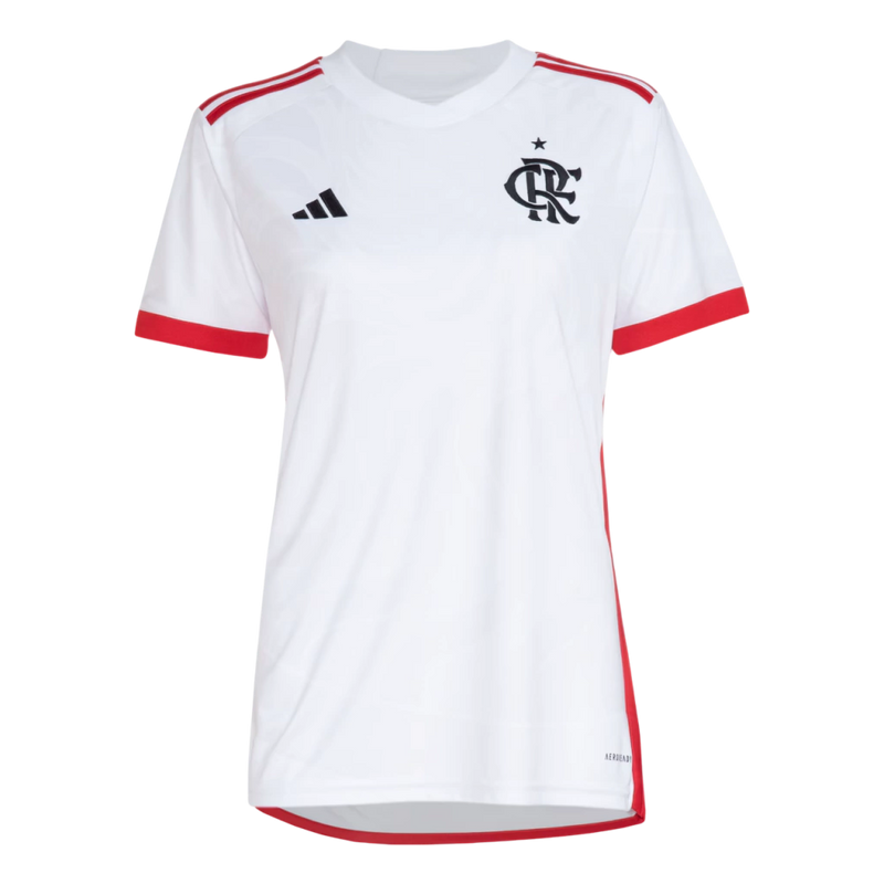 Camisa Flamengo II 24/25 - Torcedor Adidas Feminina - Branca