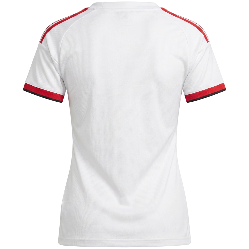 Camisa Flamengo Home 26/27 - Torcedor Adidas Feminina - Branca