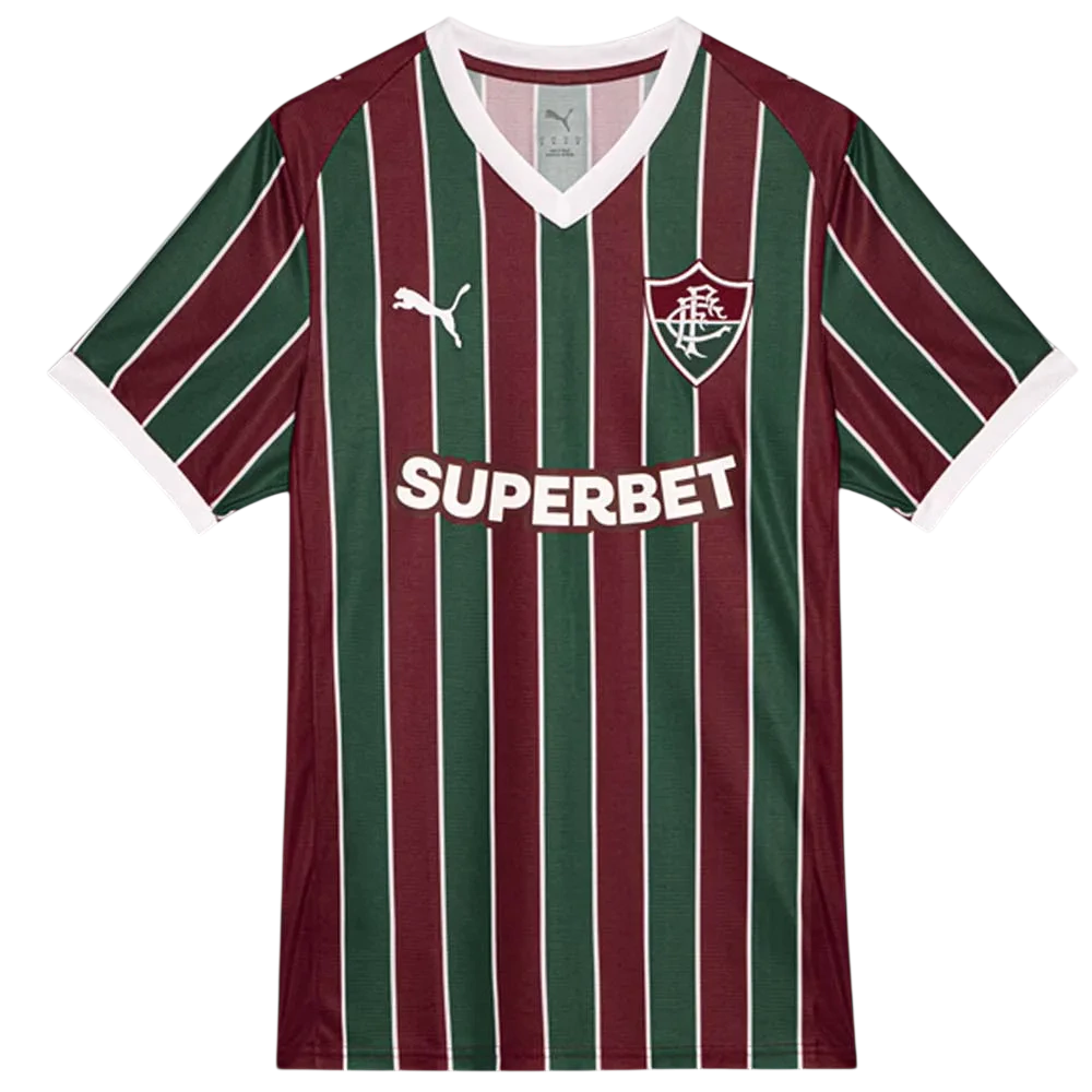 Camisa Fluminense Home 26/27 - Torcedor Puma Masculina - Tricolor