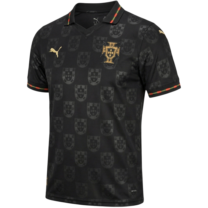 Camisa Portugal 26/27 Pantera Negra - Torcedor Puma Masculina - Preta