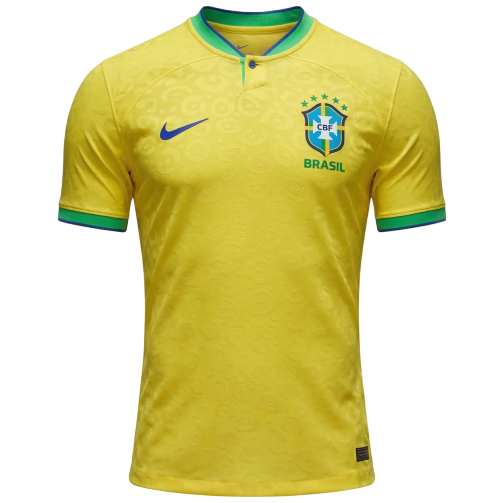 Camisa Seleção Brasileira Home 2022 - Jogador Nike Masculina - Verde e Amarela