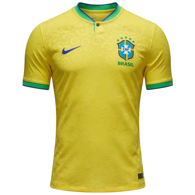 Camisa Seleção Brasileira Home 2022 - Jogador Nike Masculina - Verde e Amarela