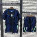 Kit Seleção Brasileira Away 26/27 Copa do Mundo - Torcedor Nike Infantil - Azul