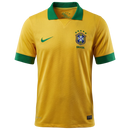 Camisa Seleção Brasileira Home 2013 - Nike Retrô Masculina - Verde e Amarela
