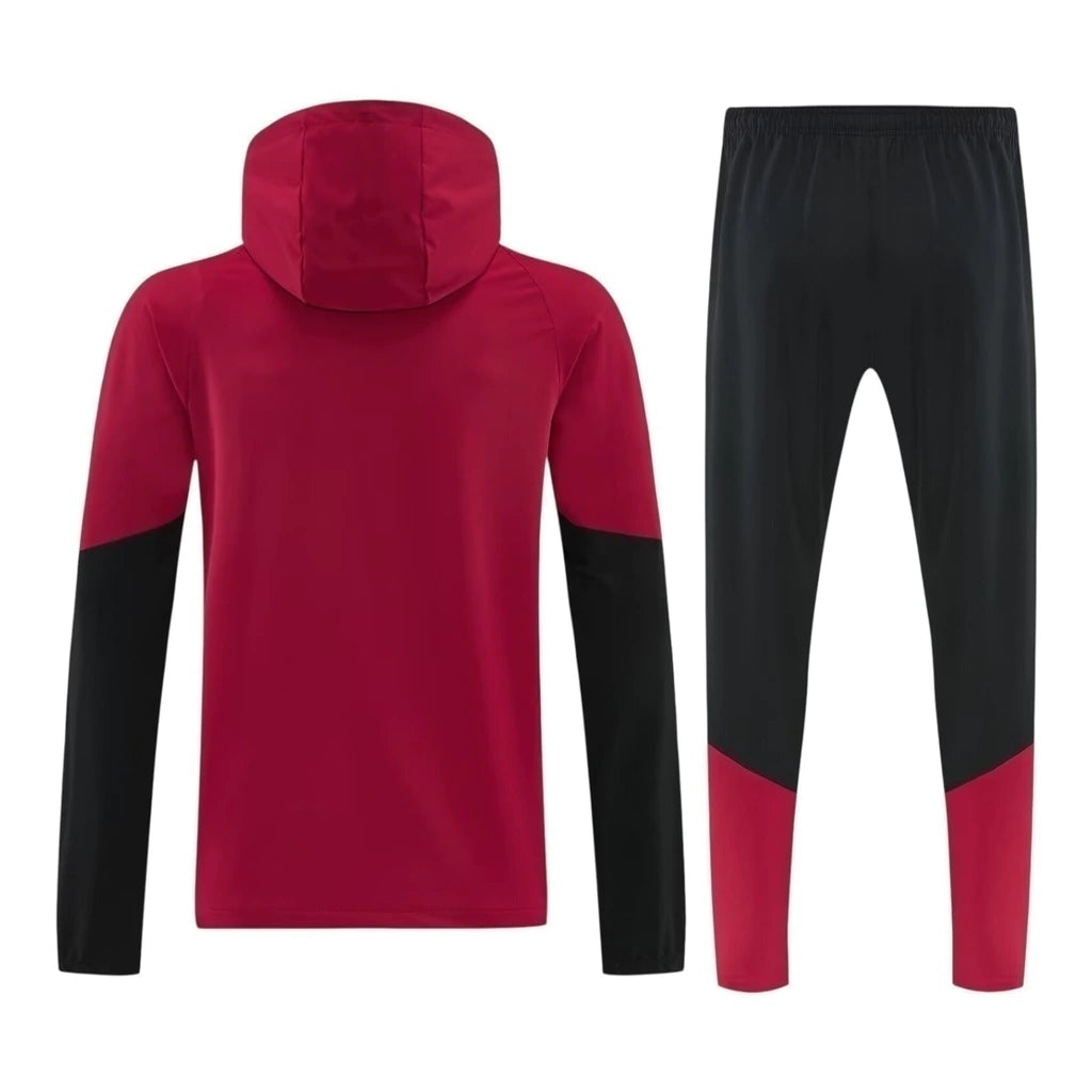 Conjunto Seleção Alemanha Treino 26/27 - Masculino Adidas - Vermelho e preto