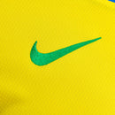Camisa Seleção Brasileira I 25/26 - Torcedor Nike Feminina - Amarela com detalhes em verde