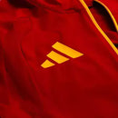 Jaqueta Corta-Vento Seleção Espanha 26/27 - Masculina Adidas - Vermelha com detalhes em amarelo