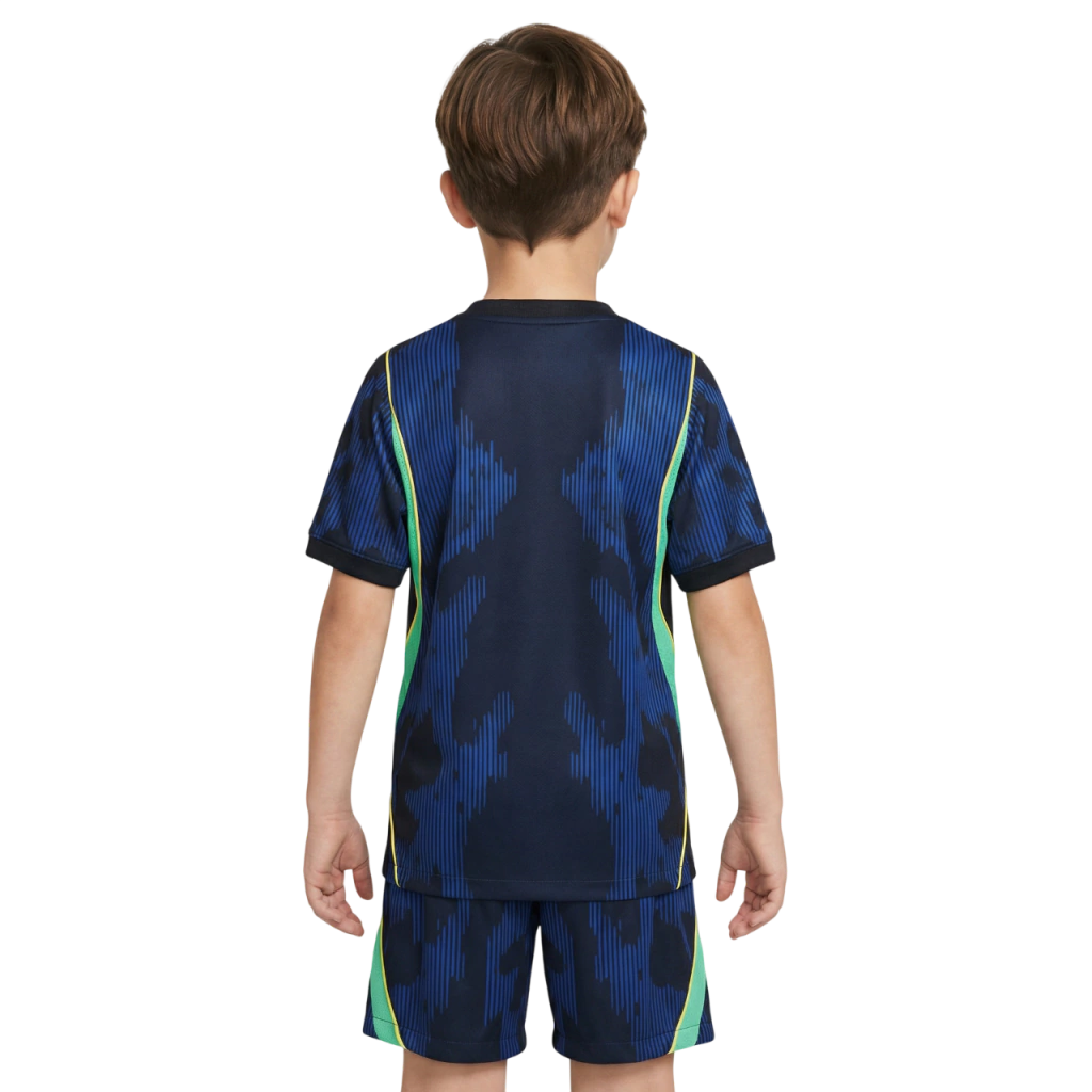 Kit Seleção Brasileira Away 26/27 Copa do Mundo - Torcedor Nike Infantil - Azul
