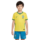 Kit Seleção Brasileira Home 26/27 Copa do Mundo - Torcedor Nike Infantil - Verde e Amarelo