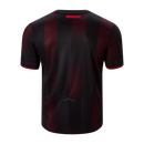 Camisa Bayer Leverkusen I 25/26 - Torcedor New Balance Masculina - Preta e Vermelha
