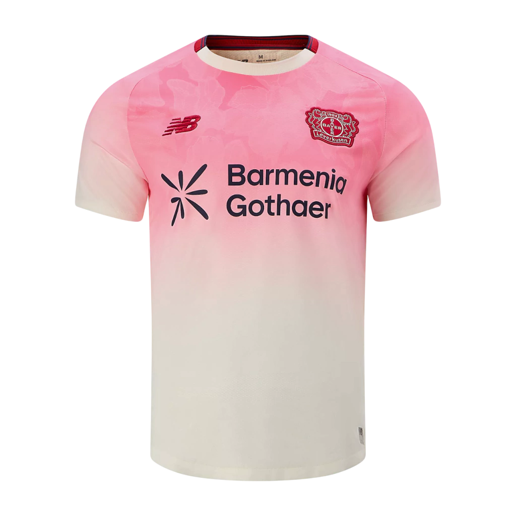 Camisa Bayer Leverkusen II 25/26 - Torcedor New Balance Masculina - Rosa