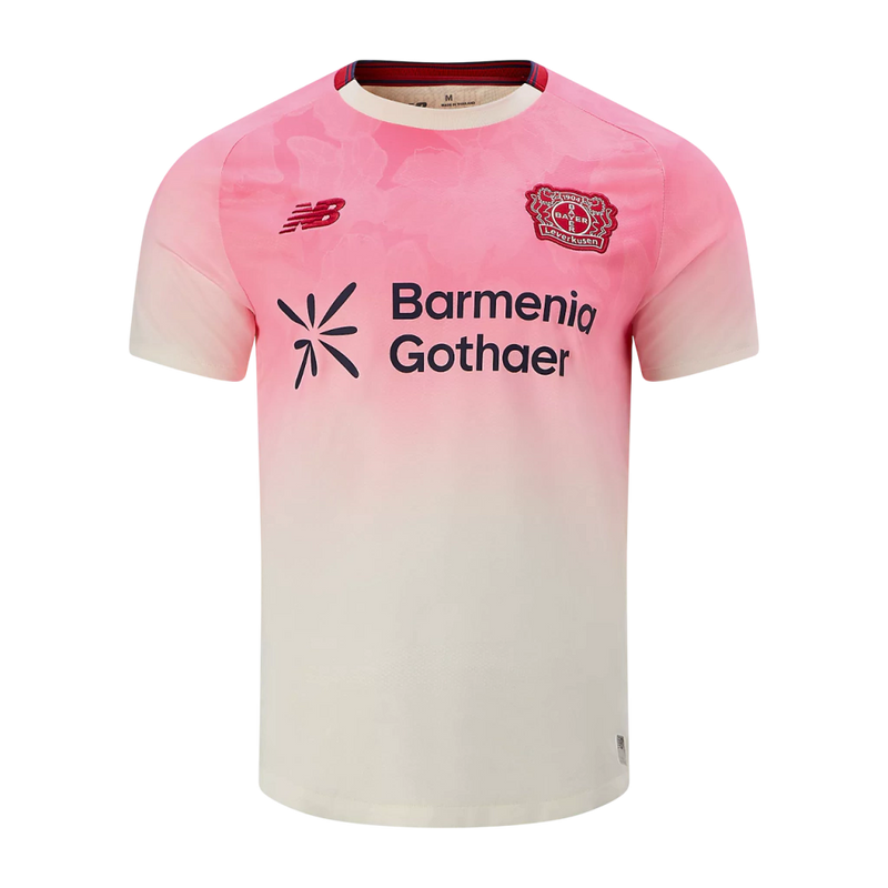 Camisa Bayer Leverkusen II 25/26 - Torcedor New Balance Masculina - Rosa