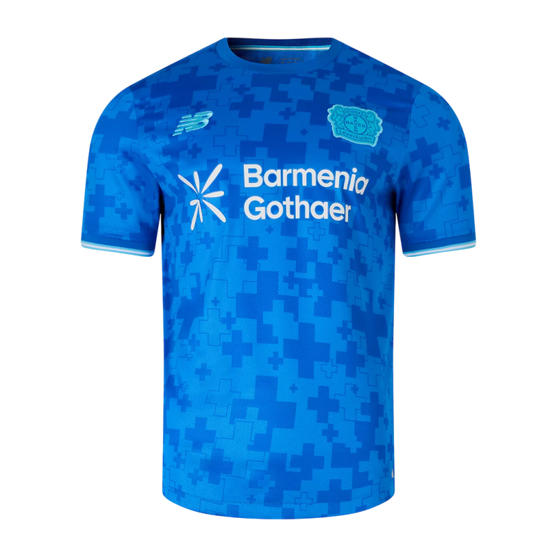 Camisa Bayer Leverkusen III 25/26 - Torcedor New Balance Masculina - Azul