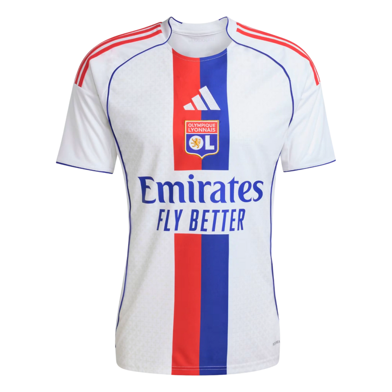 Camisa Lyon I 25/26 - Torcedor Adidas Masculina - Branca