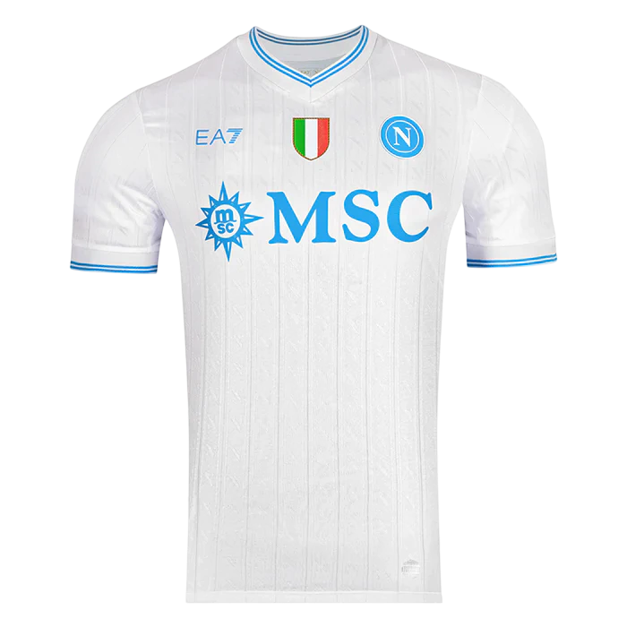 Camisa Napoli II 25/26 - Torcedor EA7 Masculina - Branca