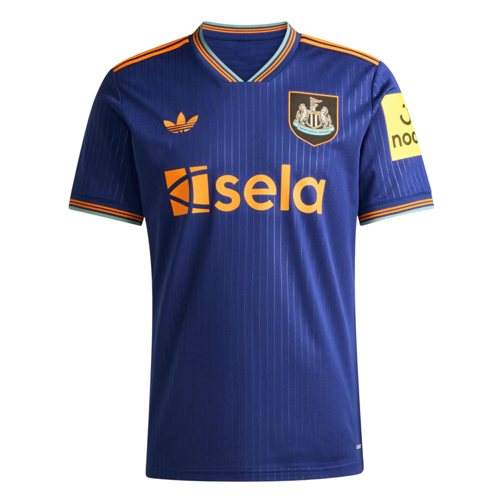 Camisa Newcastle III 25/26 - Torcedor Adidas Masculina - Azul e Laranja