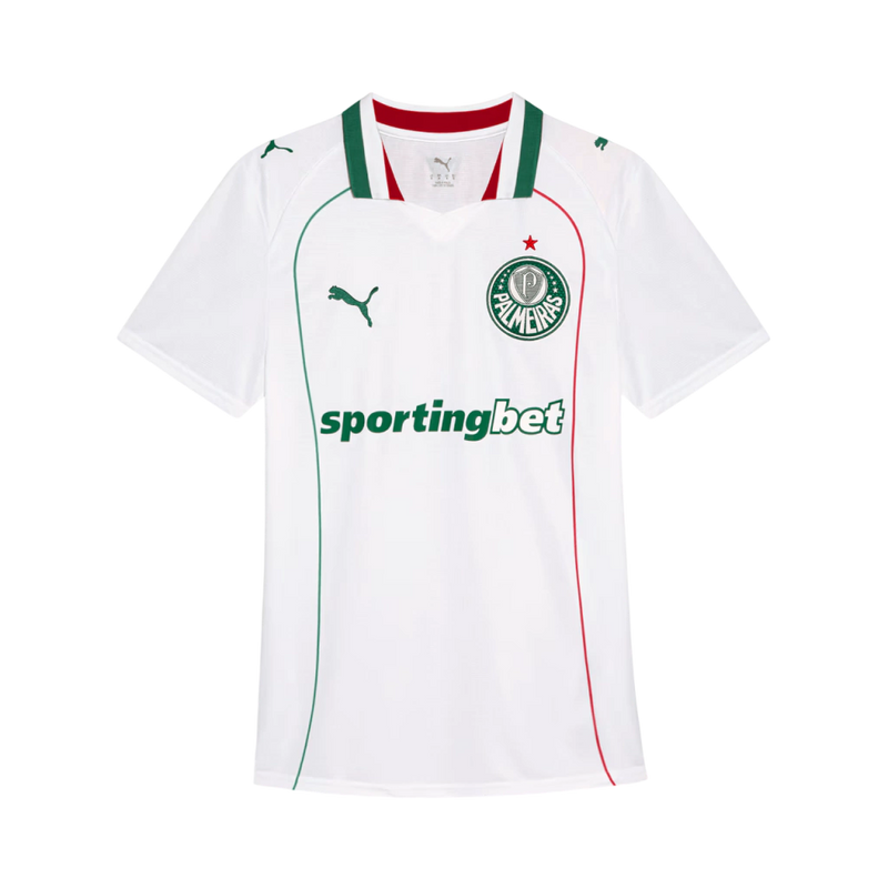 Camisa Palmeiras Away 26/27 - Torcedor Puma Masculina - Branca