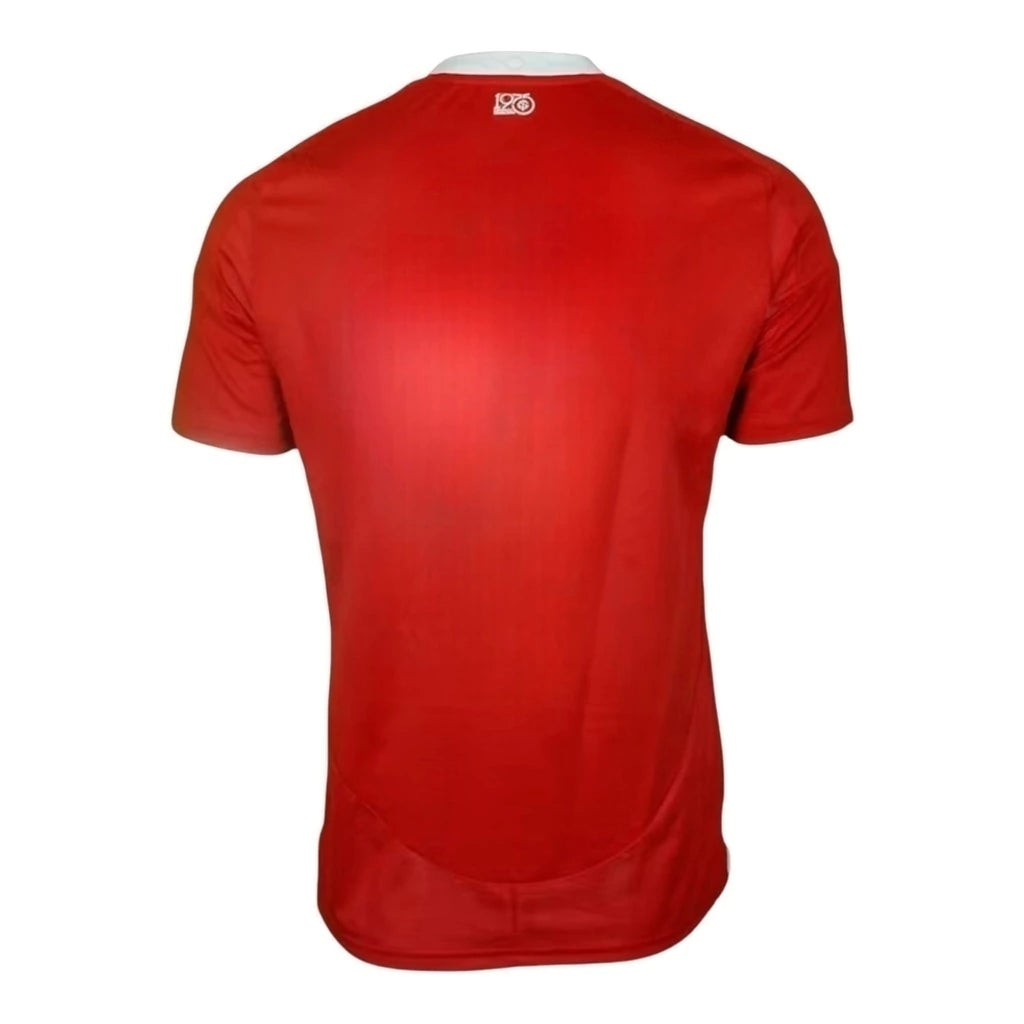 Camisa Internacional I 25/26 - Torcedor Adidas Masculina - Vermelha com detalhes em branco