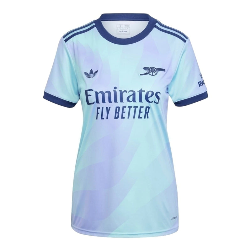Camisa Arsenal III 24/25 - Torcedor Adidas Feminina - Azul