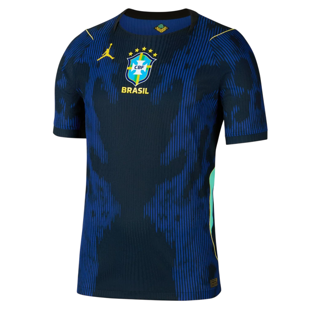 Camisa Seleção Brasileira Away 26/27 - Jogador Nike X Jordan Masculina - Azul