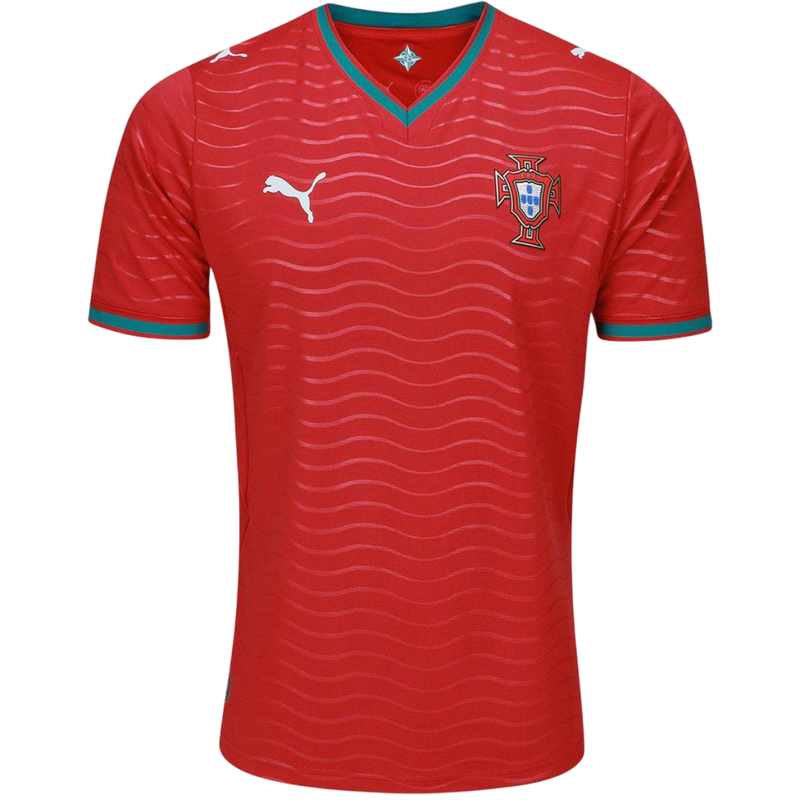 Camisa Portugal Home 26/27 - Torcedor Puma Masculina - Vermelha