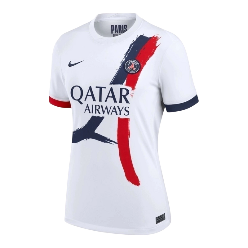 Camisa PSG II 24/25 - Torcedor Nike Feminina - Branca