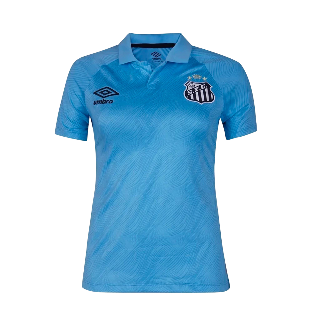 Camisa Santos III 25/26 - Torcedor Umbro Feminina - Azul