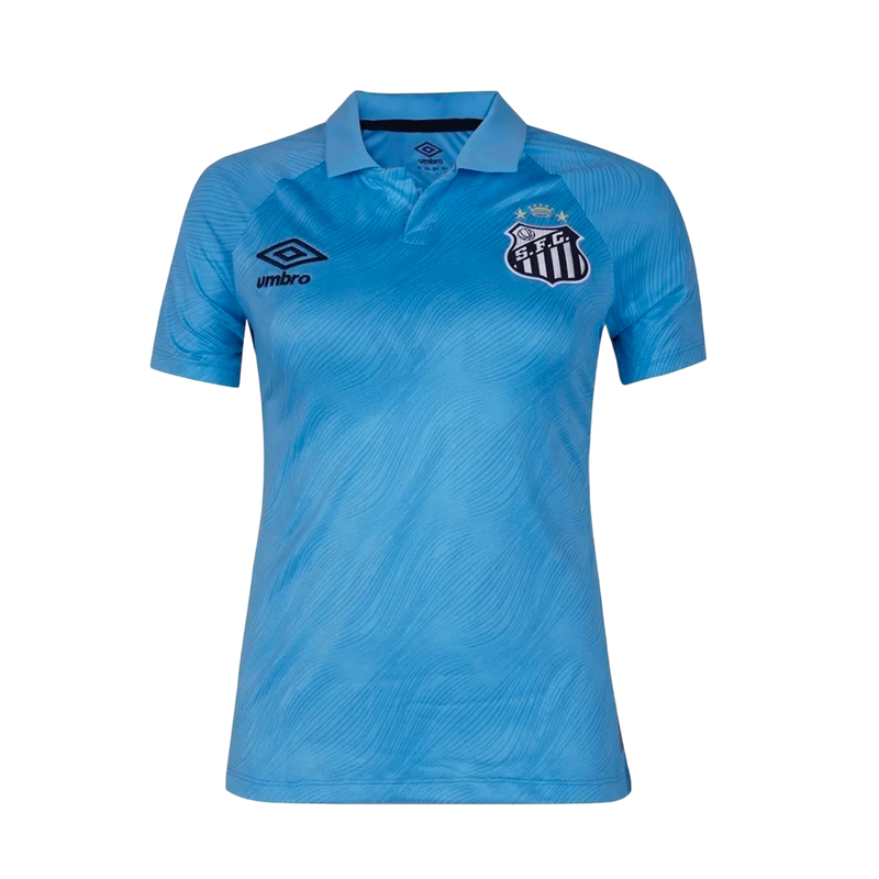 Camisa Santos III 25/26 - Torcedor Umbro Feminina - Azul