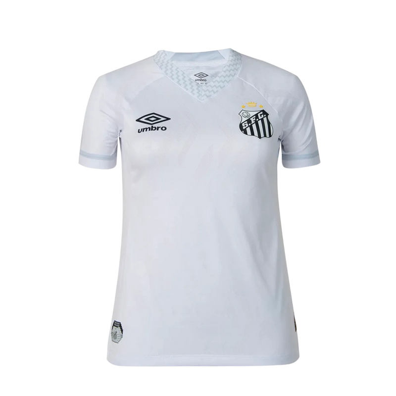 Camisa Santos I 25/26 - Torcedor Umbro Feminina - Branca