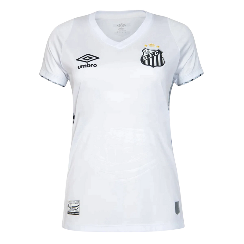 Camisa Santos I 24/25 - Torcedor Umbro Feminina - Branca