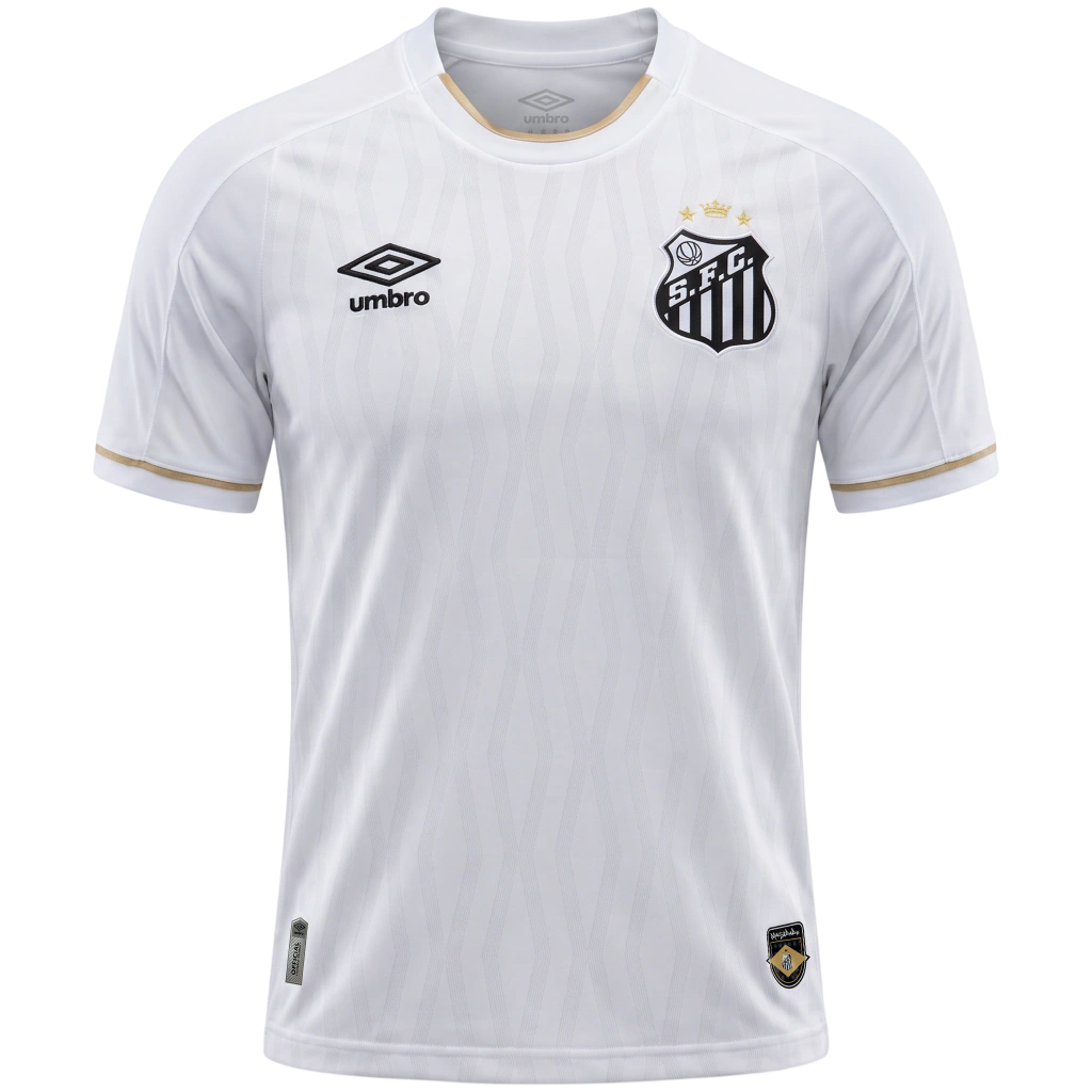 Camisa Santos Home 26/27 - Torcedor Umbro Masculina - Branca