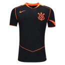 Camisa Timão III 25/26 - Torcedor Nike Masculina - Preta e Laranja