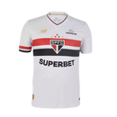 Camisa São Paulo I 25/26 - Torcedor New Balance Masculina - Branca
