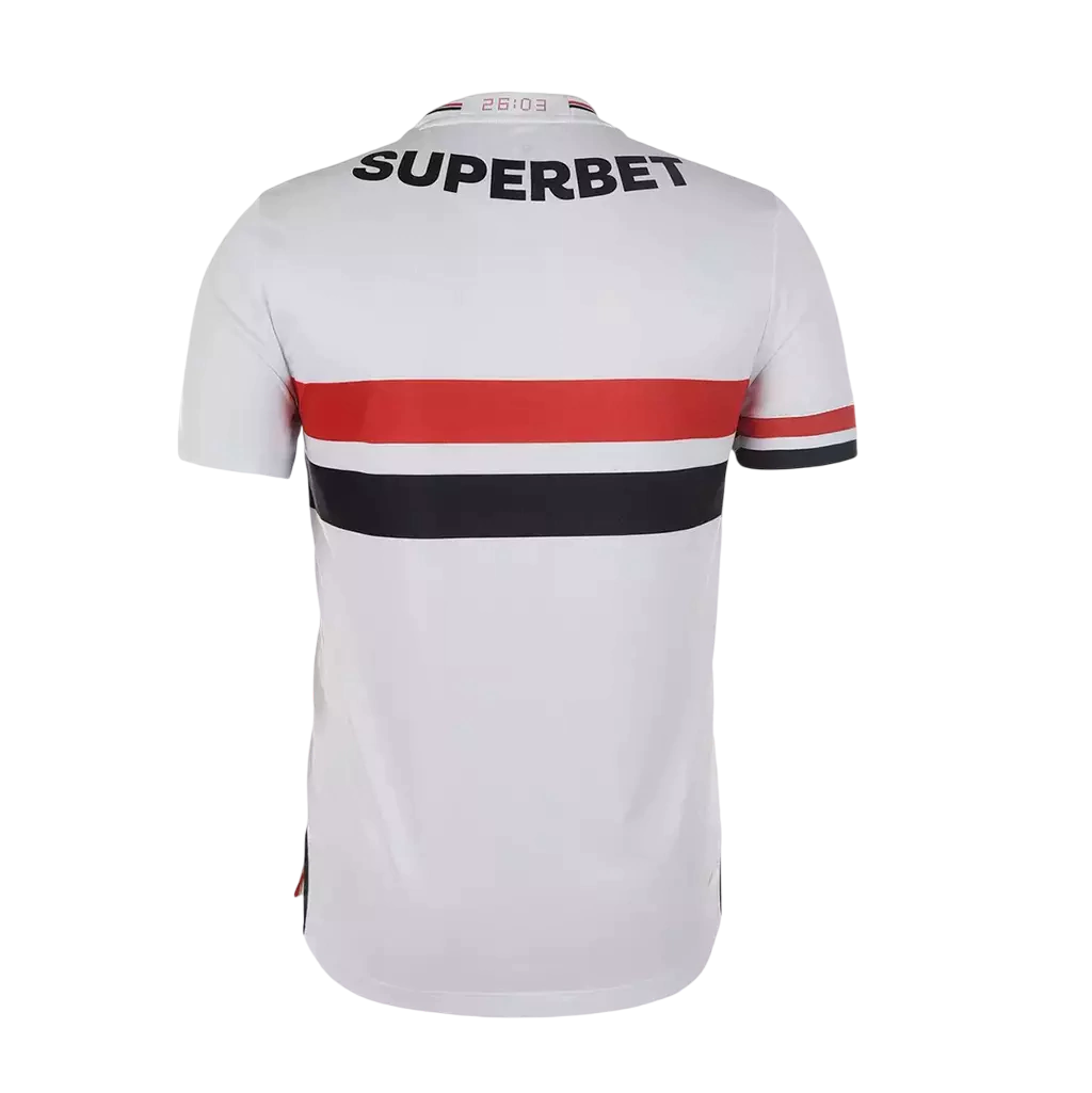 Camisa São Paulo I 25/26 - Torcedor New Balance Masculina - Branca