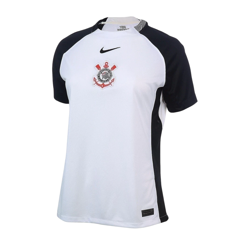 Camisa Timão I 25/26 - Torcedor Nike Feminina - Branca