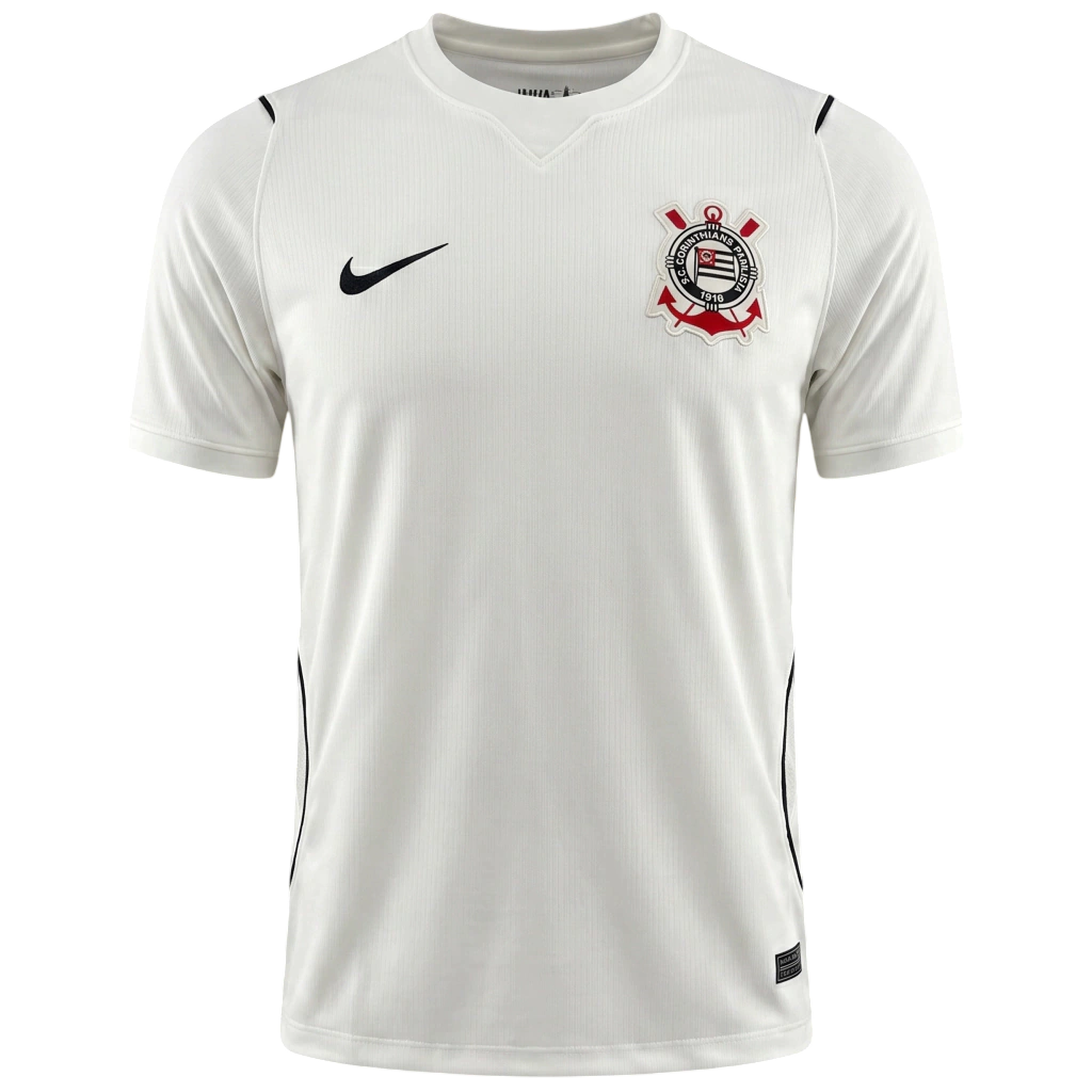 Camisa Timão Home 26/27 - Torcedor Nike Masculina - Branca