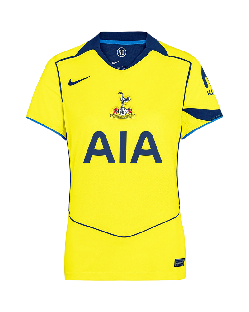 Camisa Tottenham III 25/26 - Torcedor Nike Feminina - Amarela