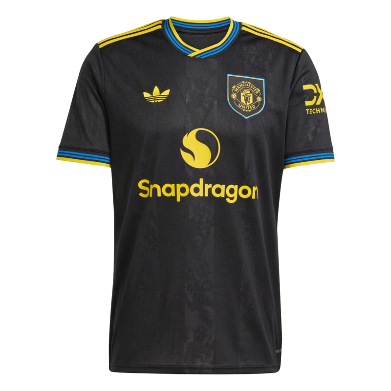 Camisa Manchester United III 25/26 - Torcedor Adidas Masculina - Preta