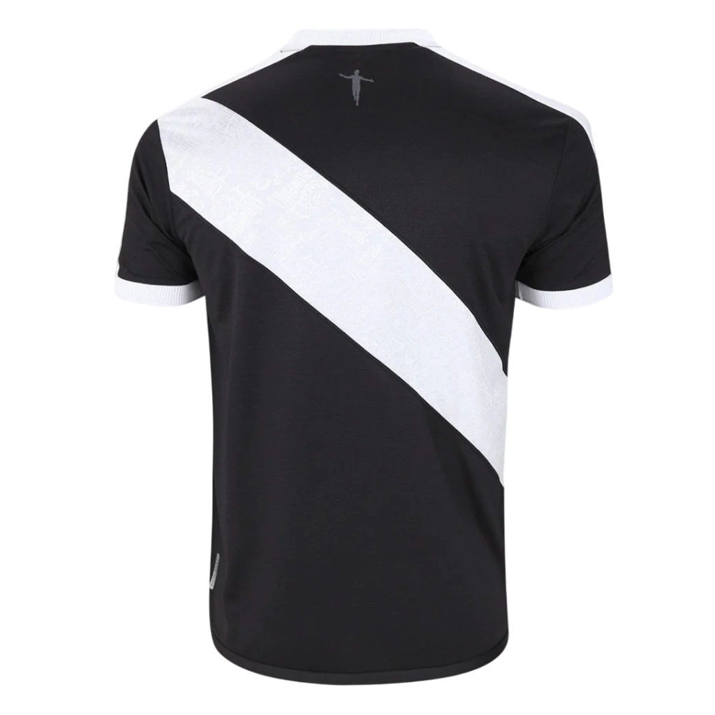 Camisa Vasco I 24/25 - Torcedor Kappa Masculina - Preta e Branca