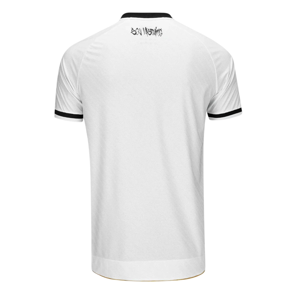 Camisa Vasco II 25/26 - Torcedor Kappa Masculina - Branca e Preta