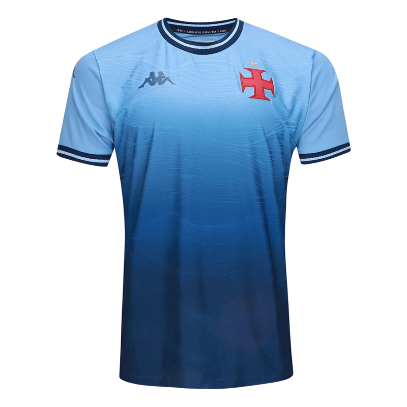 Camisa Vasco III 25/26 Goleiro - Torcedor Kappa Masculina - Azul