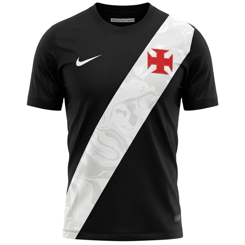 Camisa Vasco Home 26/27 - Torcedor Nike Masculina - Preta