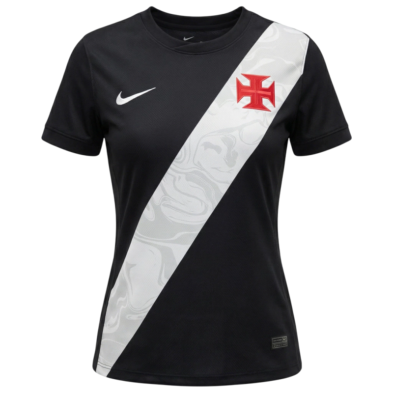Camisa Vasco Home 26/27 - Torcedor Nike Feminina - Preta