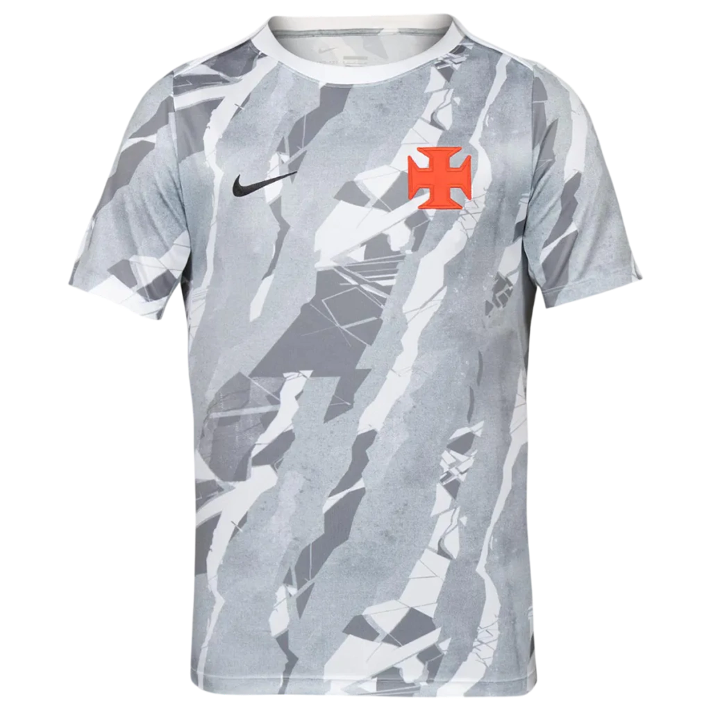 Camisa Vasco 26/27 Pré Jogo - Torcedor Nike Masculina - Cinza